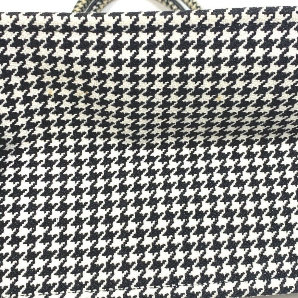 Authentic Dior Staggered pattern Hound Tooth Embroidery Book tote Tote Bag - Picture 5 of 12